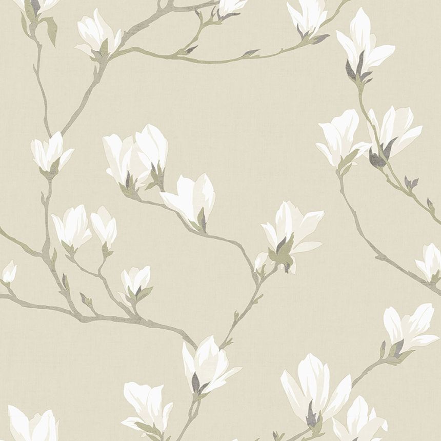 Vlies tapéta magnólia virágokkal 13353, Laura Ashley, Graham & Brown