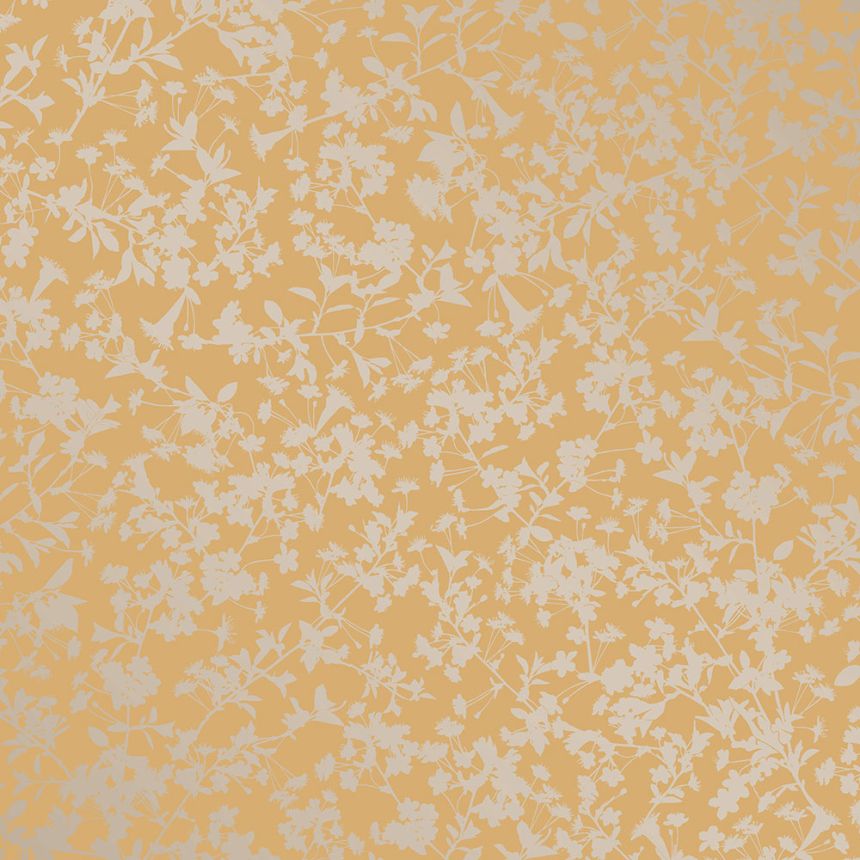 Sárga vlies tapéta, Virágok, M52402, Adéle, Ugépa