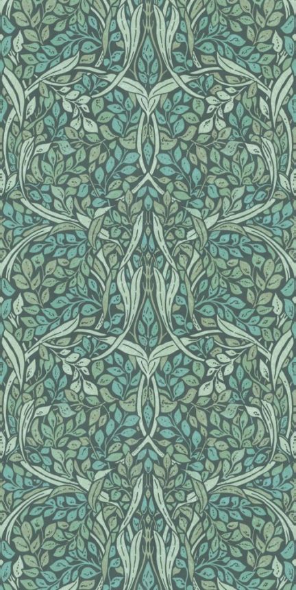 Non-woven mural wallpaper 392572, Swirling Leaves, Spring, 150 x 300 cm, Carmen, Eijffinger