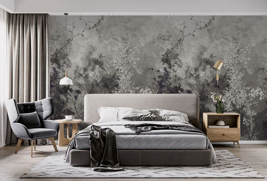Vlies virágos fotótapéta, Ágak, Z66888, 5,10 X 3 m, Satin Flowers, Zambaiti Parati