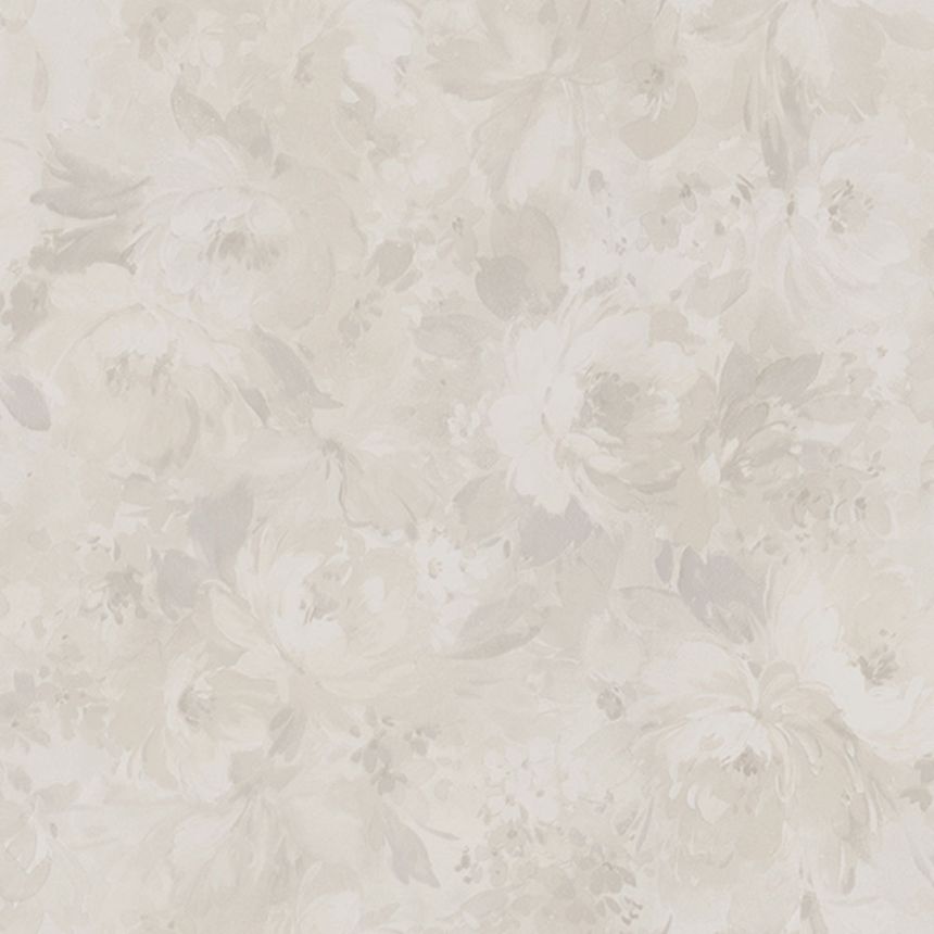 Bézs színű vlies virágos tapéta, Z66860, Satin Flowers, Zambaiti Parati