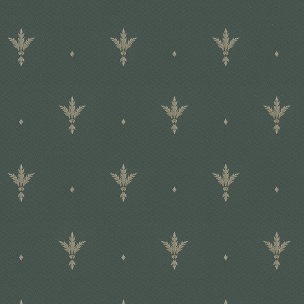 Zöld vlies barokk tapéta, Z66851, Satin Flowers, Zambaiti Parati