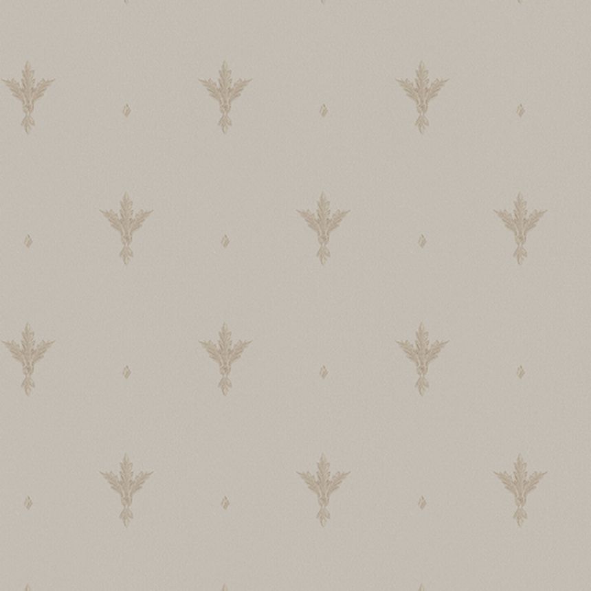 Bézs színű vlies barokk tapéta, Z66849, Satin Flowers, Zambaiti Parati