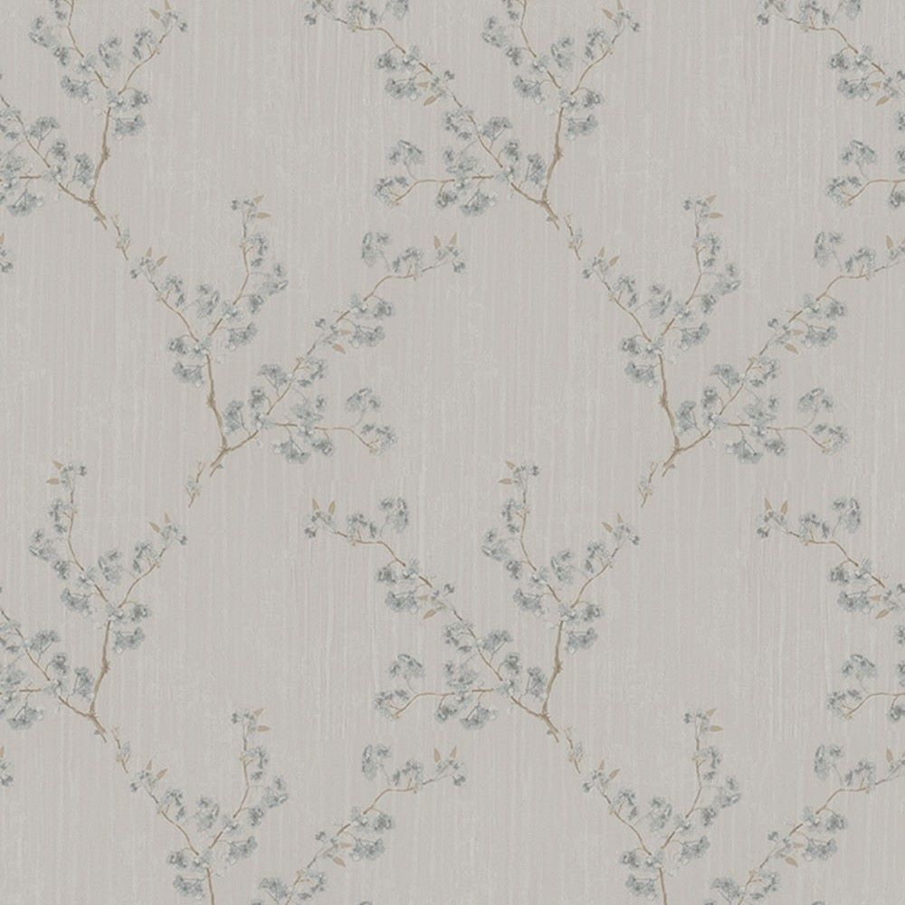 Bézs színű vlies virágos tapéta, Z66829, Satin Flowers, Zambaiti Parati