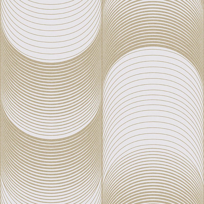 Vlies luxus tapéta arany hullámok 115075 Eternal, Graham&Brown