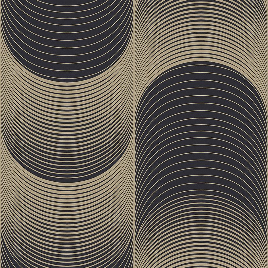 Vlies luxus tapéta arany hullámok 115066 Eternal, Graham&Brown