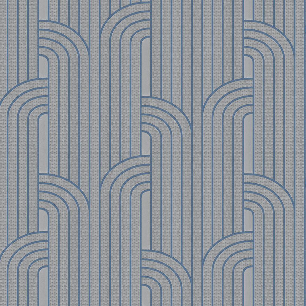 Ezüst geometrikus vlies tapéta Z76048, Vision, Zambaiti Parati