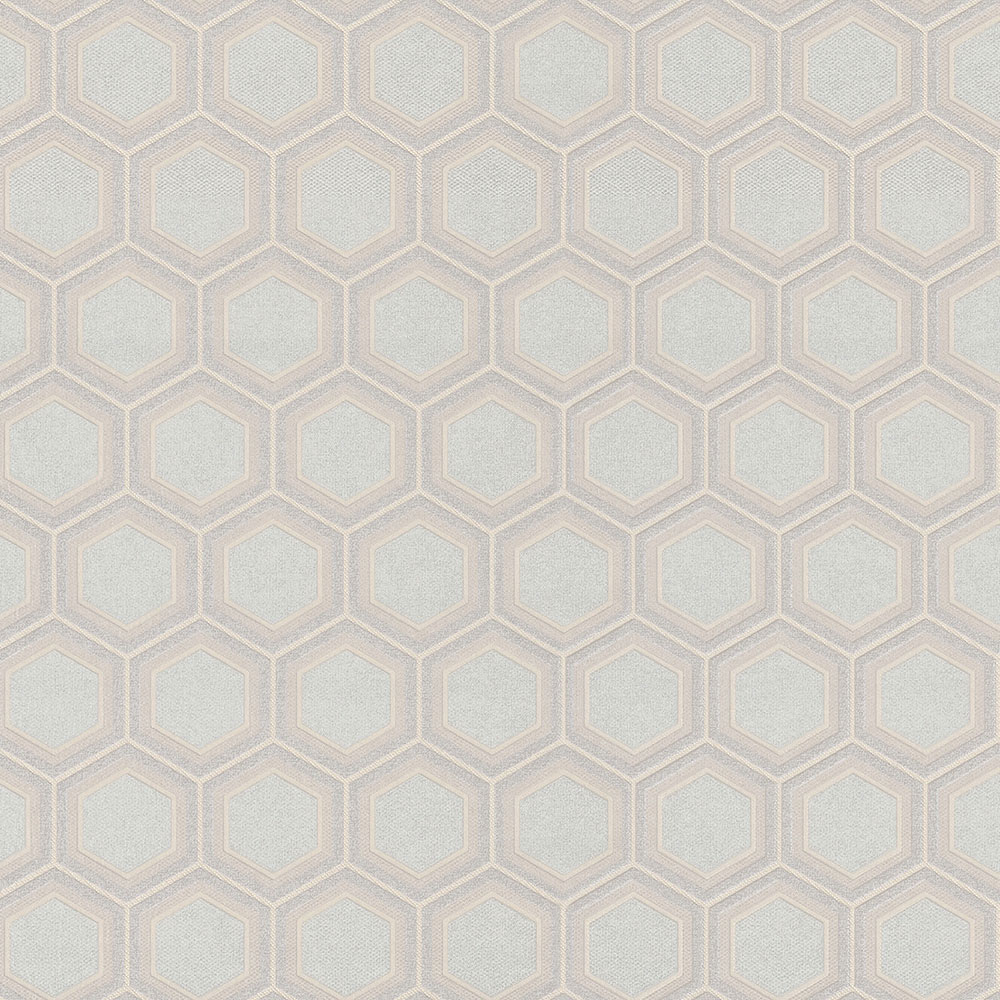 Luxus bézs geometrikus vlies tapéta Z76010, Vision, Zambaiti Parati