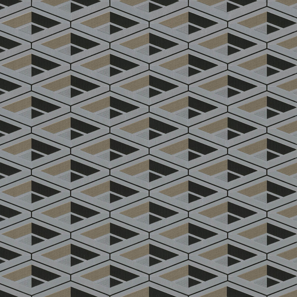 Luxus ezüst geometrikus vlies tapéta Z76006, Vision, Zambaiti Parati