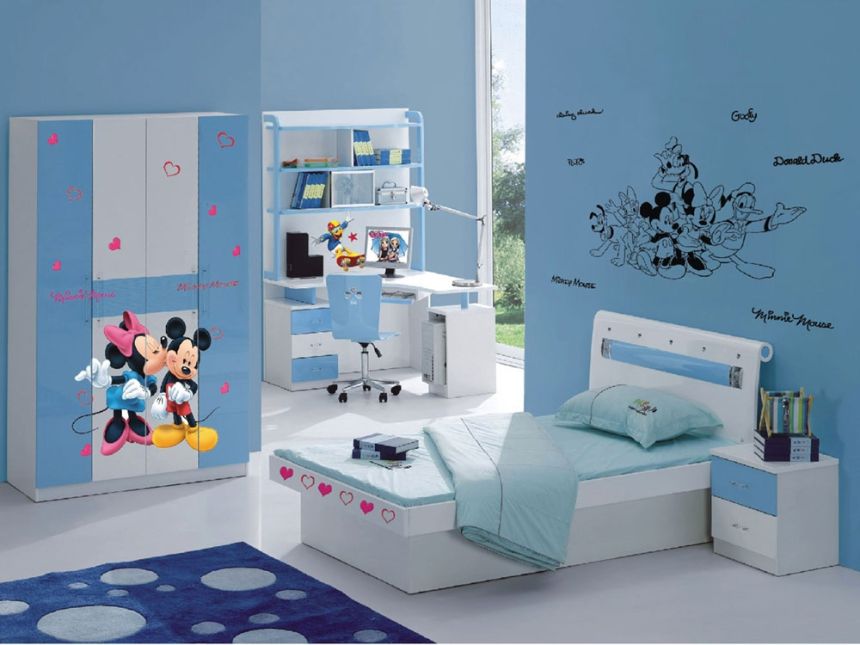 Gyerek öntapadó matrica DK 882, Disney, Minnie a Mickey Pusy, AG Design